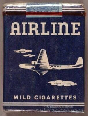 1940s Airline Cigarettes Pack