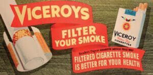 1936 – The Filtered Viceroy Cigarette is Introduced