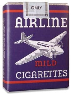 1940s Airline Mild Cigarettes Pack